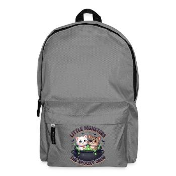 Little Monsters Spooky Crew - Backpack - elephant grey - Front