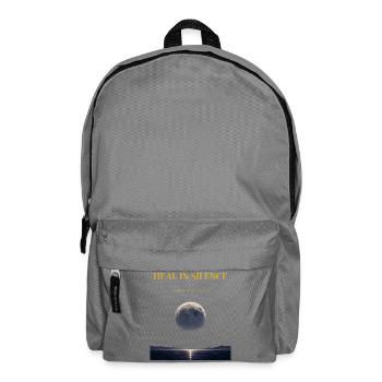 Heal in Silence – Let Peace Do the Talking - Backpack - elephant grey - Front