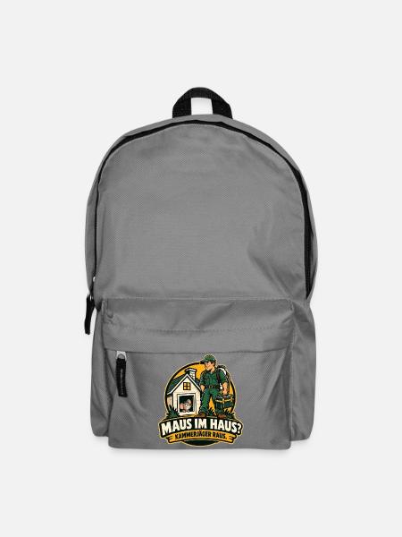 Maus im Haus - Rucksack - Mittelgrau