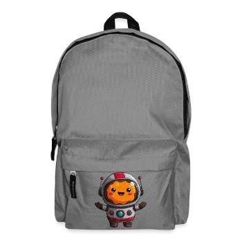 WeltraumDonut mit Astronaut - Rucksack - Mittelgrau - Vorne