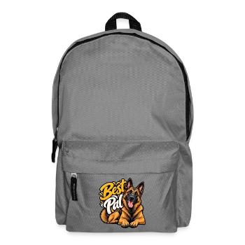 Belgischer Schäferhund - Rucksack - Mittelgrau - Vorne