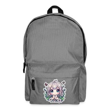 Magie des Fleurs Chibi - Sac à dos - gris éléphant - Devant