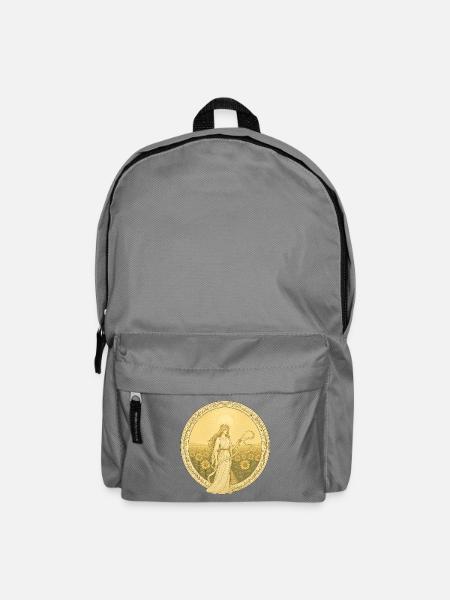 Die Sonne – Ameyari Große Arkana Tarotkarte - Rucksack - Mittelgrau
