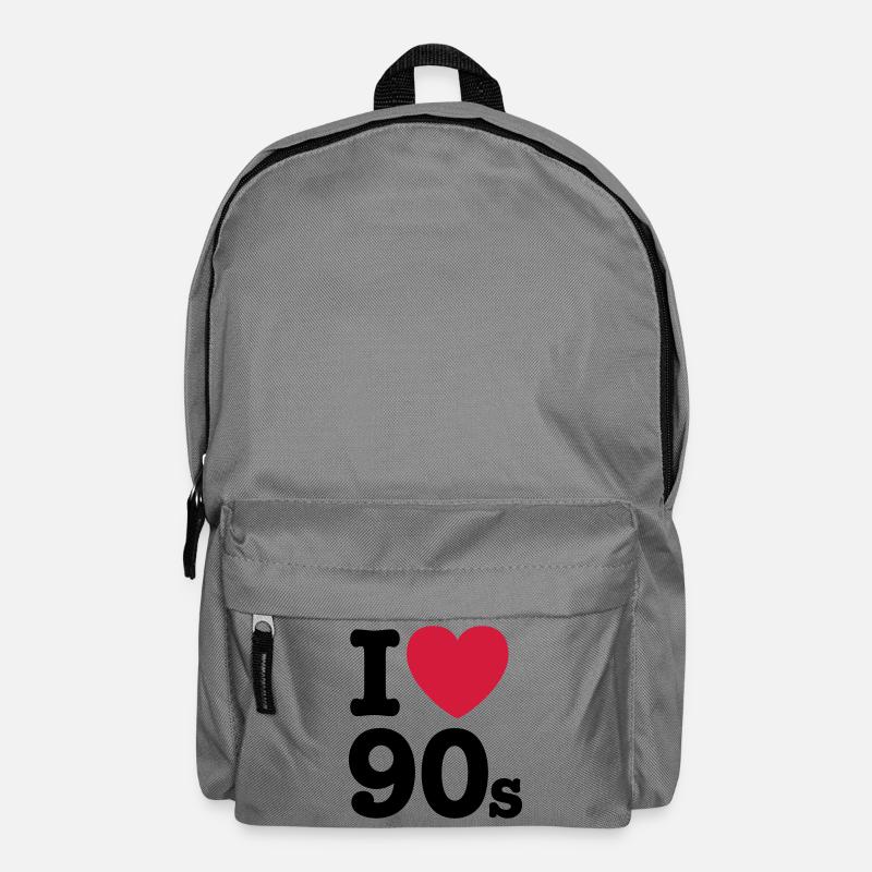 I love the 90s - Rucksack - Mittelgrau