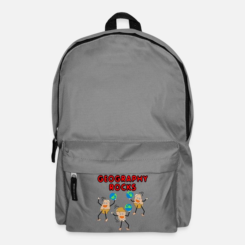 Geography Rocks - Backpack - elephant grey