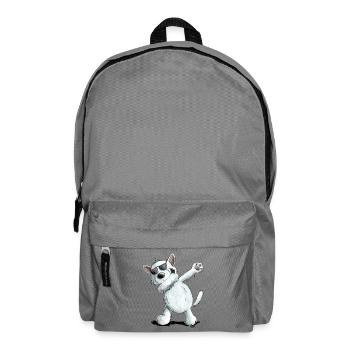 Dab Dance Deutscher Weißer Schäferhund I Schweizer - Rucksack - Mittelgrau - Vorne