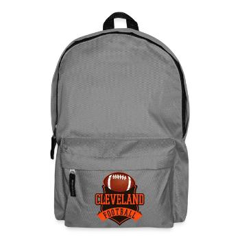 Cleveland Football Abzeichen Vintage - Rucksack - Mittelgrau - Vorne