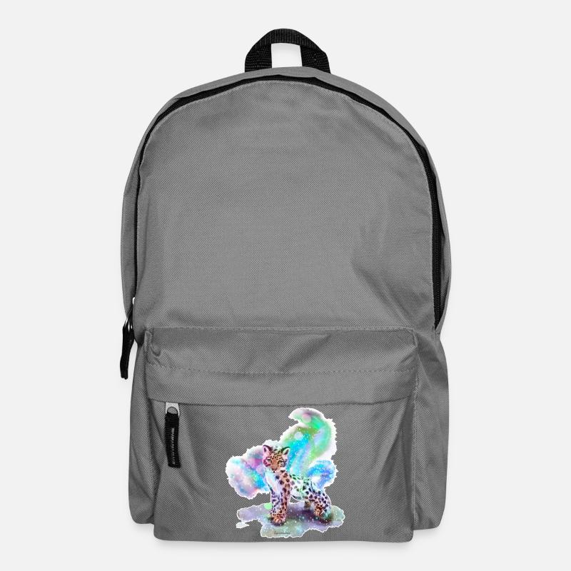 Snow Leopard | Cute animals shirt - Backpack - elephant grey