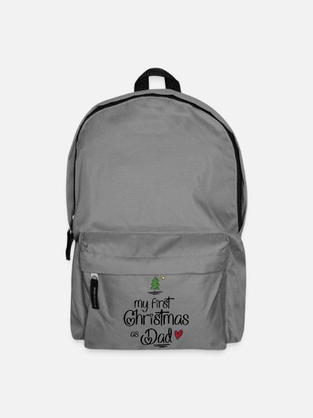 My First Christmas as Dad - Rucksack - Mittelgrau
