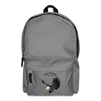 1208 Suivez vos rêves baldeagle non noir - Sac à dos - gris éléphant - Devant