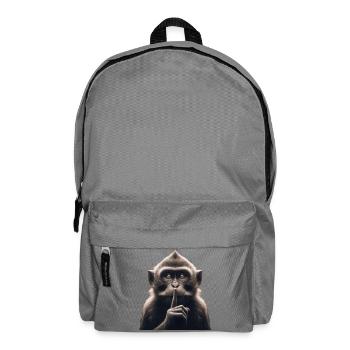 A Silent Monkey - Backpack - elephant grey - Front