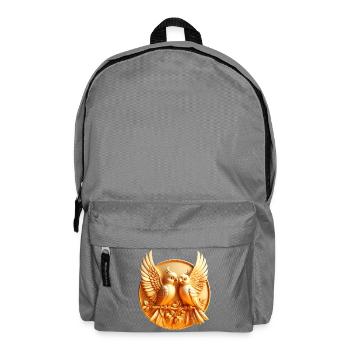 Medaille (03) - Rucksack - Mittelgrau - Vorne