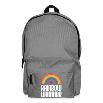 LGBTQ-Pride-Monat - Rainbow Warrior - Rucksack - Mittelgrau - Vorne