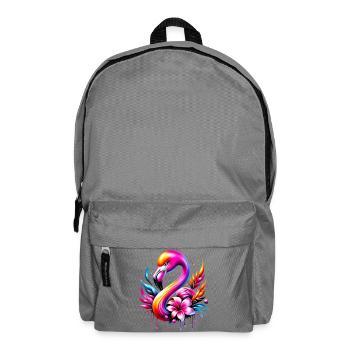 Flamingo - Rucksack - Mittelgrau - Vorne