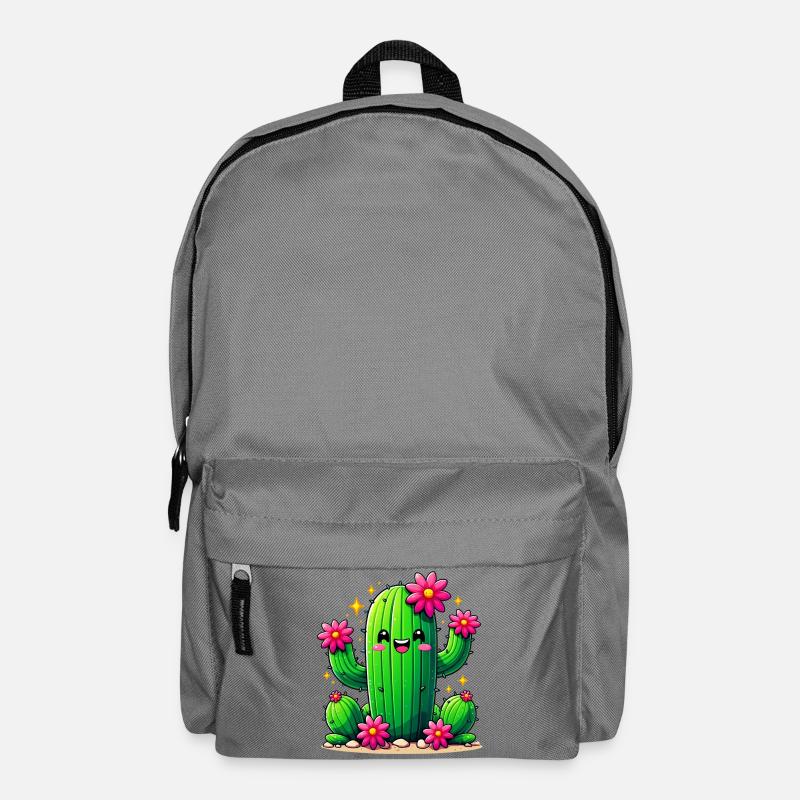Kaktus - Rucksack - Mittelgrau