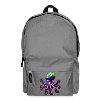 Octopus - Backpack - elephant grey - Front