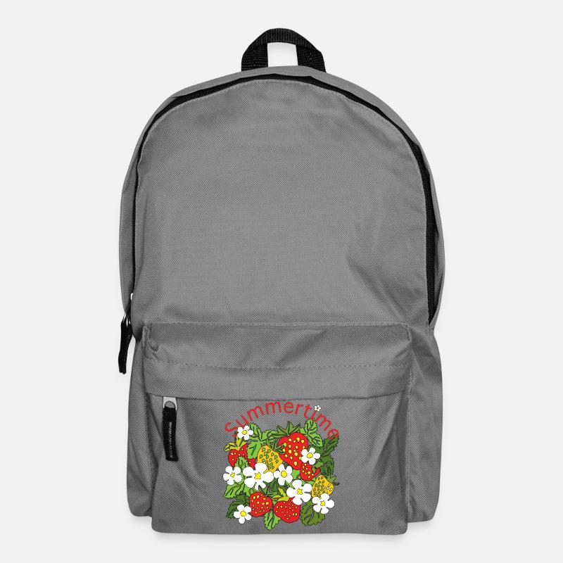 Sommerfrüchte Muster Trio - Rucksack - Mittelgrau