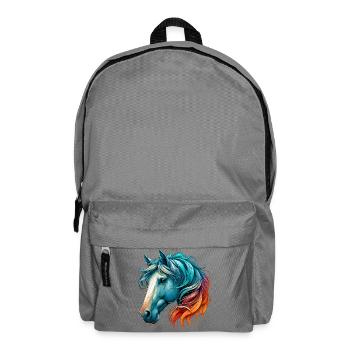Cheval - Sac à dos - gris éléphant - Devant