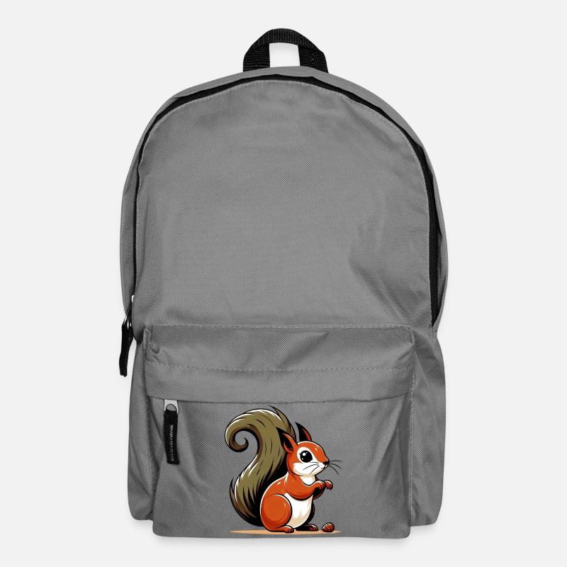 Eichhörnchen - Rucksack - Mittelgrau