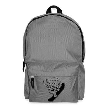 Snowboard Angel - Backpack - elephant grey - Front