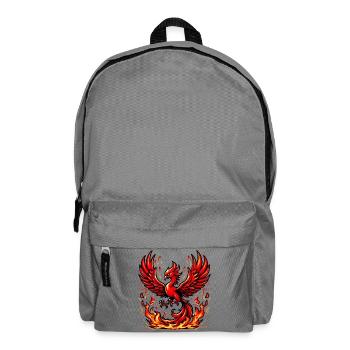 Red Phoenix - Backpack - elephant grey - Front