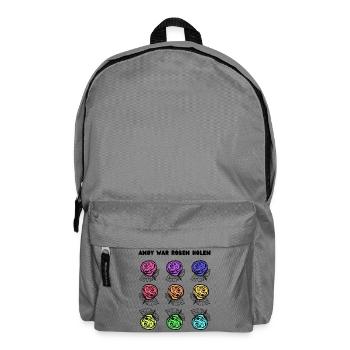 Andy war Rosen holen - Rucksack - Mittelgrau - Vorne