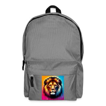 lion - Backpack - elephant grey - Front