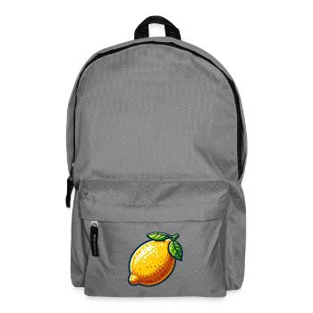 Lemon Cartoon Luminous - Backpack - elephant grey - Front