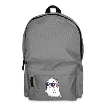 Süße Ghost DJ Brille - Rucksack - Mittelgrau - Vorne
