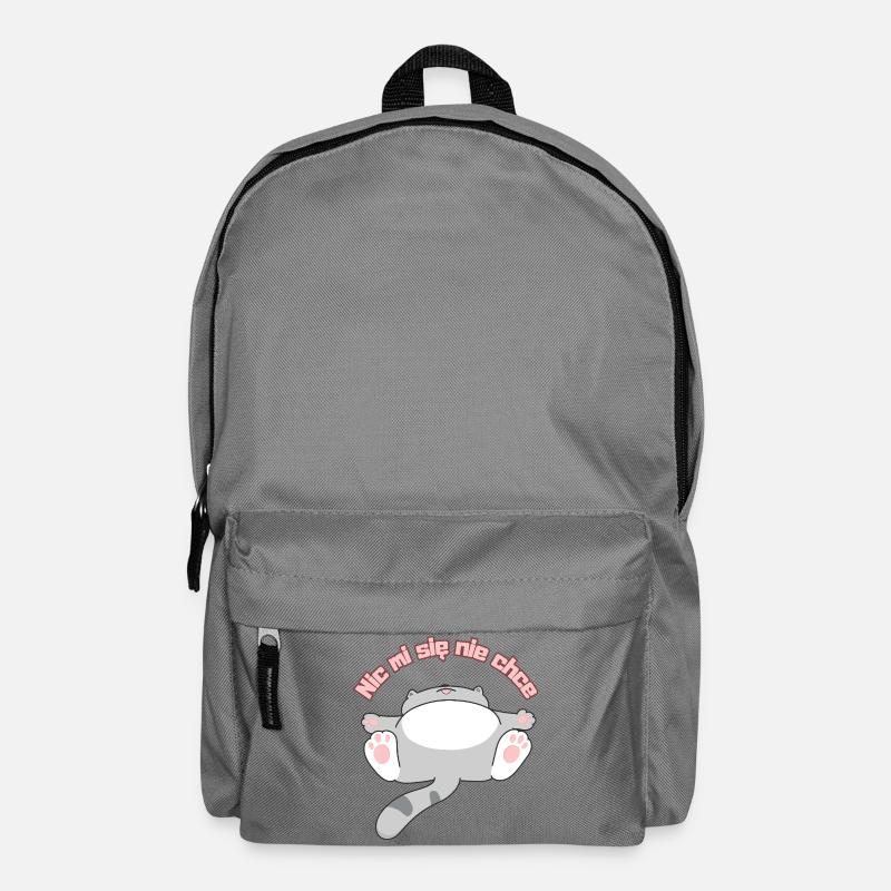 Nic_mi_się_nie_chce - Rucksack - Mittelgrau
