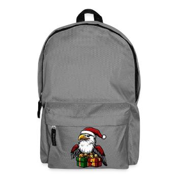 Adler Weihnachten Geschenke - Rucksack - Mittelgrau - Vorne