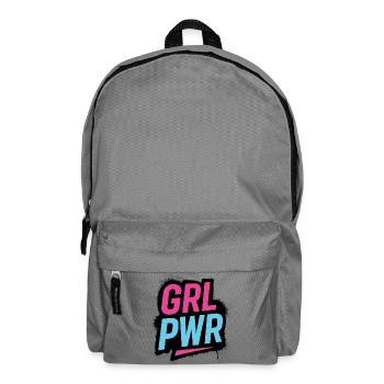 GIRL POWER - let's talk - Sac à dos - gris éléphant - Devant