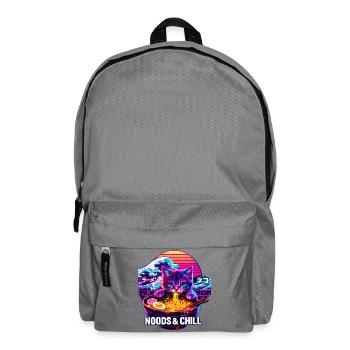 Kanagawa Wave Ramen Bowl Kawaii Japanese - Rucksack - Mittelgrau - Vorne