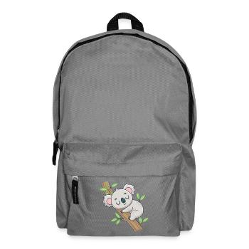 Koala Endormi sur Branche - Sac à dos - gris éléphant - Devant