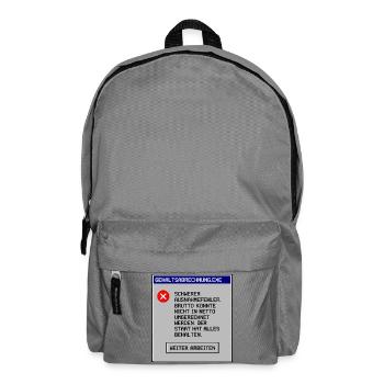 Masse salariale - Sac à dos - gris éléphant - Devant