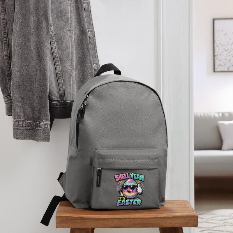 Shell yes It's Easter Easter Saying Hell yes Backpack