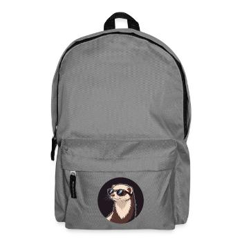 Furet Cool - Badge & Lunettes de Soleil - Sac à dos - gris éléphant - Devant