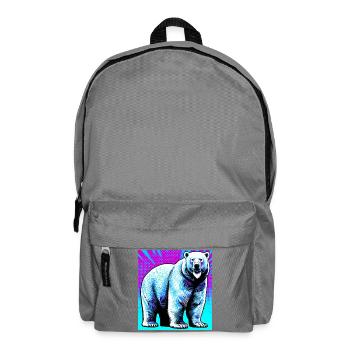 Eisbär - Rucksack - Mittelgrau - Vorne