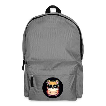 Hamster fashion lunettes soleil - Sac à dos - gris éléphant - Devant