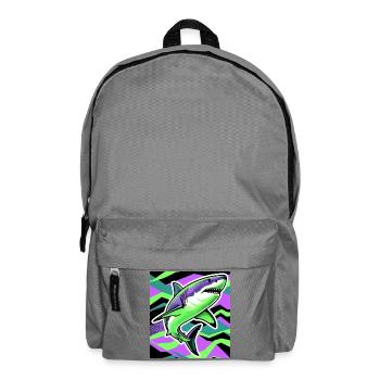 Shark - Backpack - elephant grey - Front