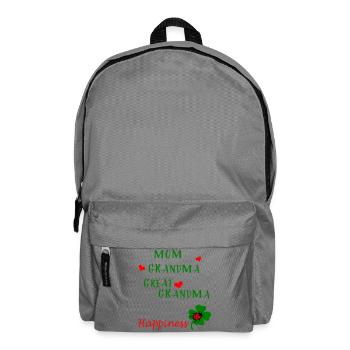 Mom Grandma - Backpack - elephant grey - Front