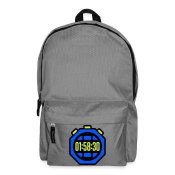 Chronomètre Meilleur Temps Semi-marathon - Sac à dos - gris éléphant - Devant