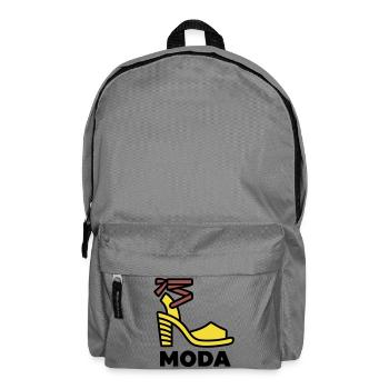 High Heel Shoe Moda Italy Fashion Vacation - Backpack - elephant grey - Front