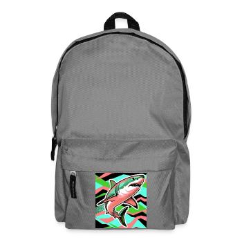 Requin - Sac à dos - gris éléphant - Devant