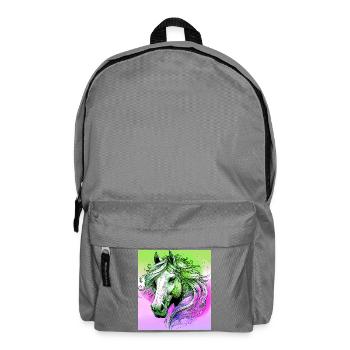 cheval - Sac à dos - gris éléphant - Devant