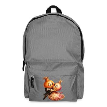 Dancing onions - Backpack - elephant grey - Front
