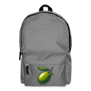Olive Green Graphic - Backpack - elephant grey - Front