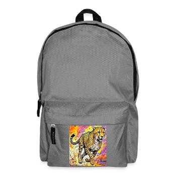 cheetah - Backpack - elephant grey - Front