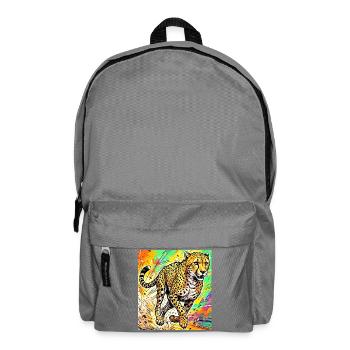 cheetah - Backpack - elephant grey - Front