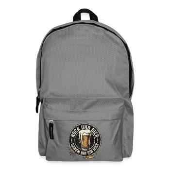 Rock Und Bier - Rucksack - Mittelgrau - Vorne